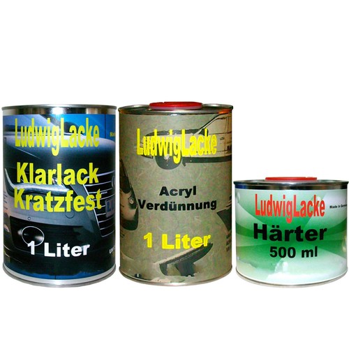 Klarlack set liter - set,