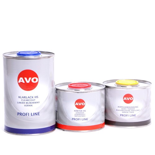Avo liter klarlack set - 2,