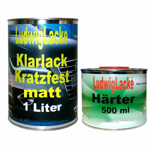 Klarlack liter set 2k - klarlack, 1,5