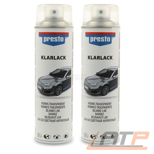 Presto 500ml klarlack - 2x,