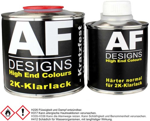Klarlack acryl 75 liter - 2k, 0,75
